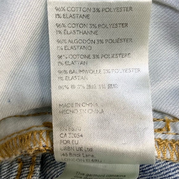Pilcro~Anthropolgie~NWT~Womens Slim Boyfriend Medium Wash Distressed Jeans~Sz 26 - Picture 15 of 15